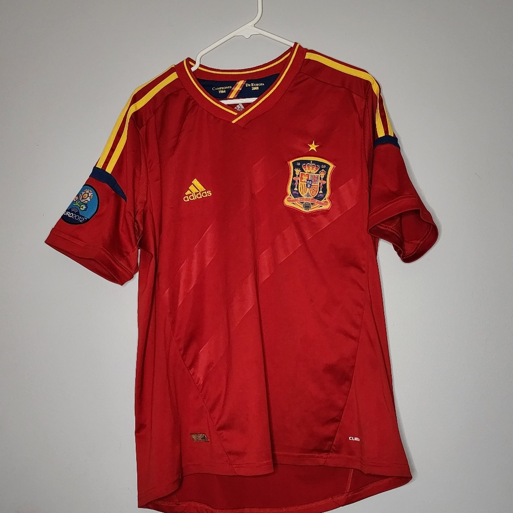 Spain Euro 2012 soccer jersey